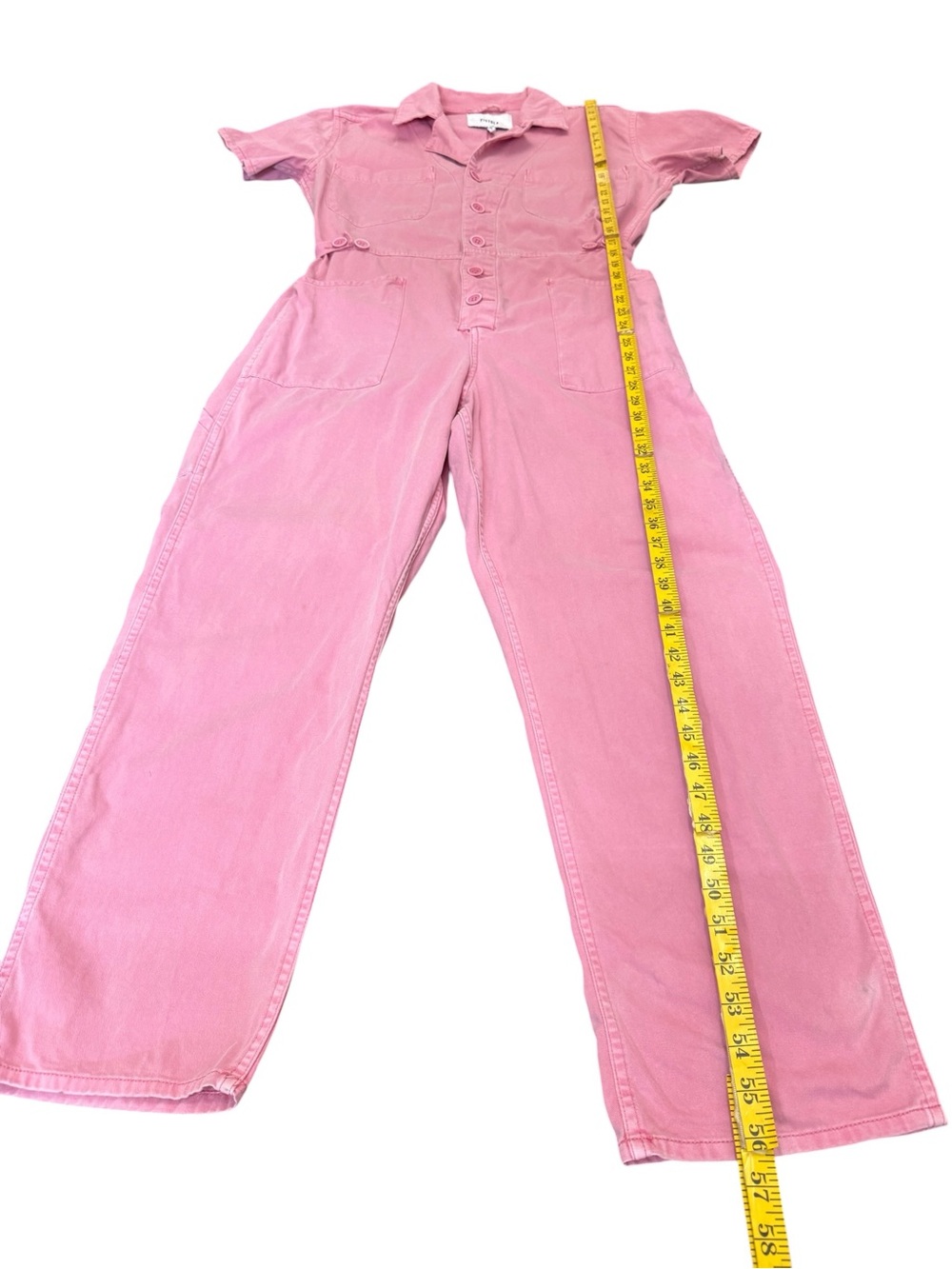 pistola Pink Short-Sleeve Utility Jumpsuit - Picture 5 of 10